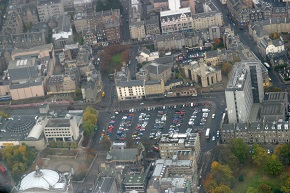 Crichton street car park in 2003