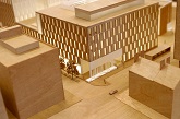 Plywood model of Informatics Forum