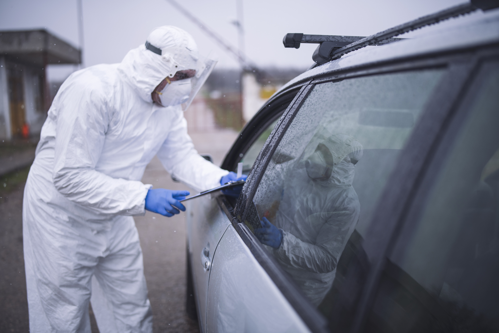 Covid testing from your car
