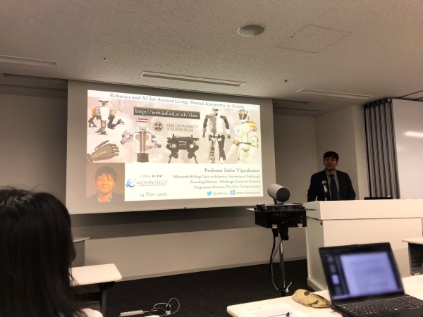 Lecture Waseda Professor Sethu Vijayakumar